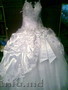 Шикарное свадебное платье,42-46 р.идеальное состояние